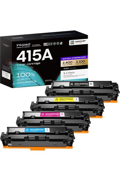 HP 415A Muadil Set | Color Laserjet Pro MFP M479fdw M479fnw M479fdn M454dw