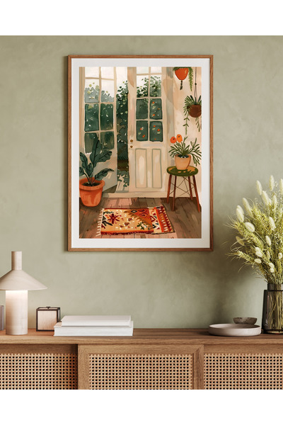 woodhomeworks Tek Parça Salon Ofis Dekor Tablo Vrynt