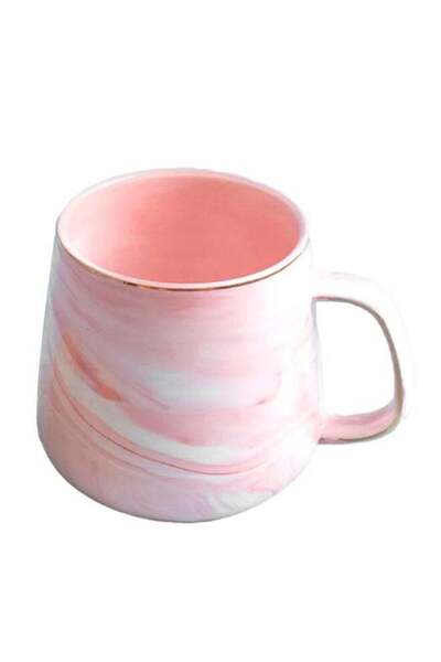 Generic Prickly Pear Marble Ceramic Coffee Mug Pink