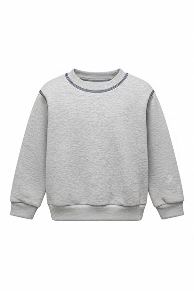 Colorinas Minky Baby 3 Thread Sweatshirt Basic Crew Neck Karyoka Stitched