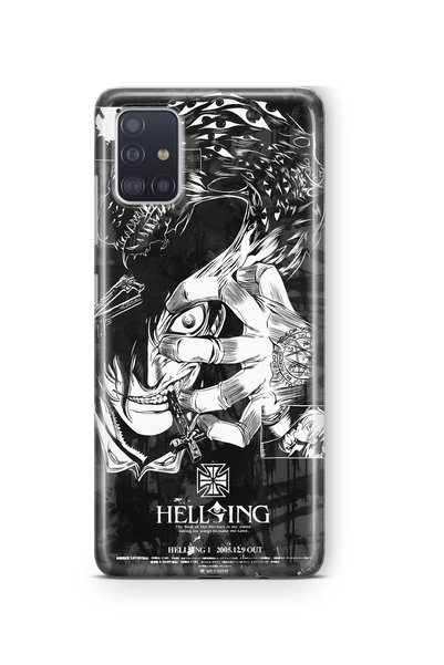 FLAMENKO Samsung Galaxy M51 Uyumlu Anime Desenli Şeffaf Telefon Kılıfı