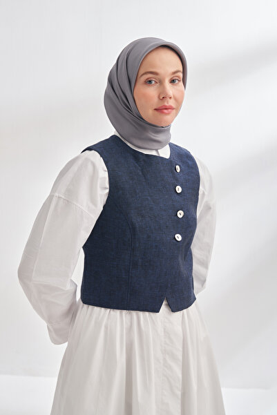 ARMANDA Premium %100 Twill İpek Eşarp Düz Çift Taraflı İpek Silk - Füme