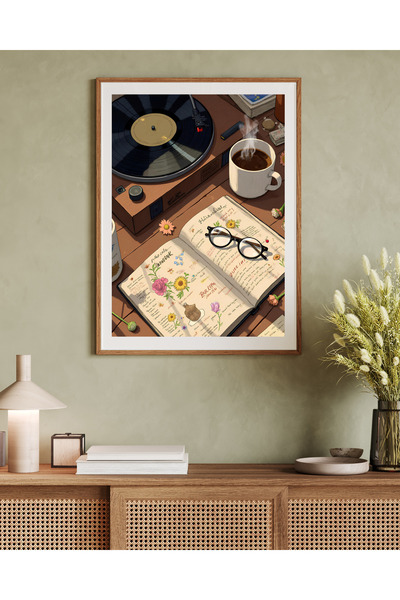 woodhomeworks Ένα τεμάχιο Διακόσμηση γραφείου σαλονιού ζωγραφική Vrynt