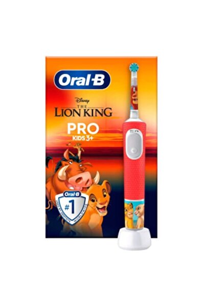 Oral-B Periuță de dinți electrică Pro Kids Regele Leu pentru copii, curățare ...