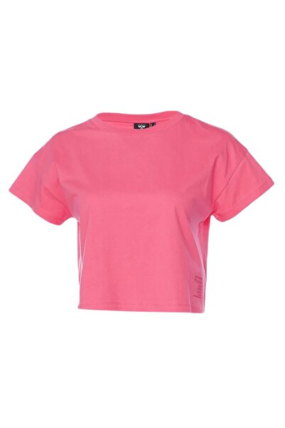 hummel 911855-3440 Sandra Crop Women's Sports T-Shirt Pink