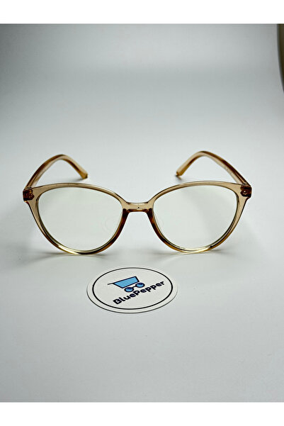 BluePepper Talia Nude Blue Light Filter Screen Glasses Can Replace Optical Co...