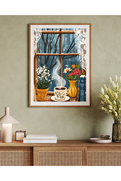 woodhomeworks Tek Parça Salon Ofis Dekor Tablo Vrynt