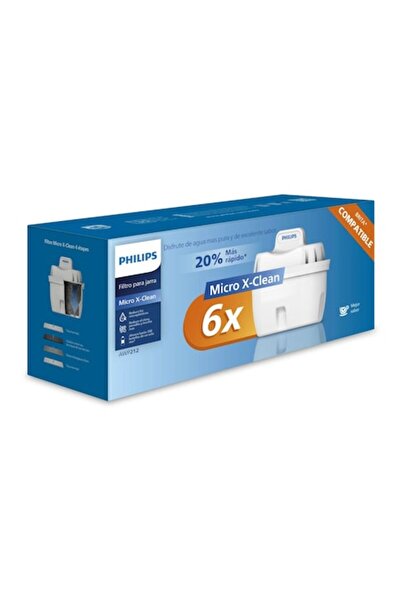 Philips Filtru carafă AWP212/24 MicroCleanX - 6 buc.