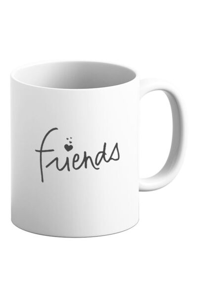 Generic Friends Printed Mug White/Black