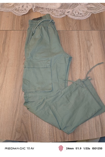 Eng şık rahat askeri yeşil kargo pantolon