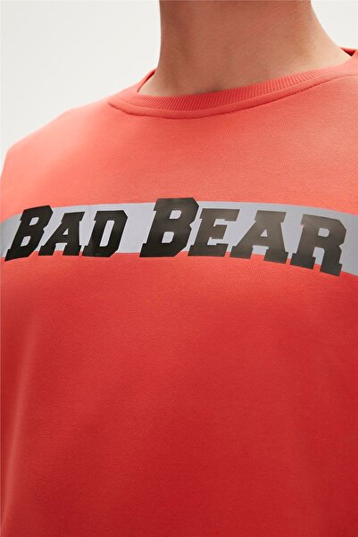 Bad Bear 23.02.12.021-C109 Reflect Bear Men's Sweatshirt Red