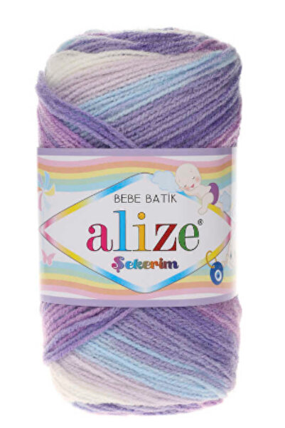 Alize My Sugar Baby Batik Lavender White Batik 1 Piece Collar: 3483