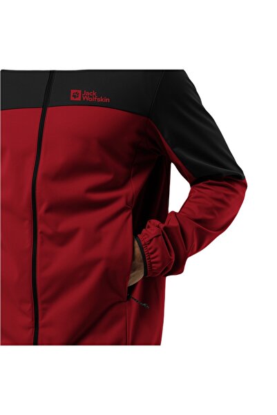 Jack Wolfskin 1306923 Feldberg Hoody m Men's Softshell Jacket Red