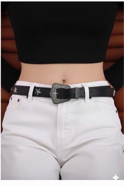 EMR Official Deniz Yıldızı Aksesuarlı Kadın Kemer,Pantolon Kemeri,Ceket Kemer...