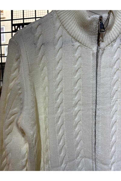 Q45collection Hair Knitting Full Feumarli Men's Knitting Jacket