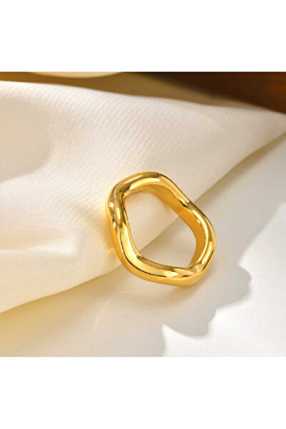 TChic خاتم ذهبي على شكل عظمة