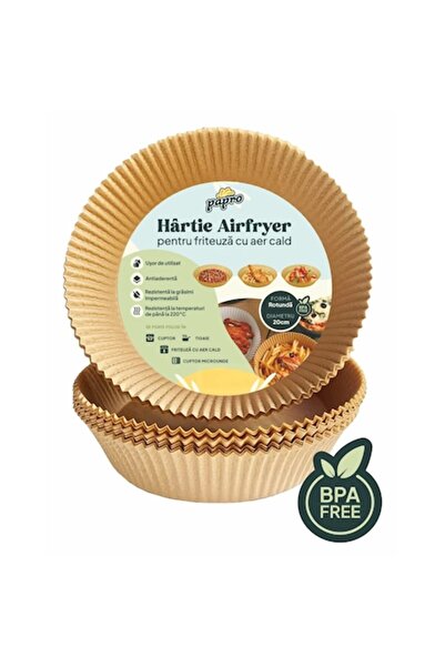 PAPRO Hârtie de copt de unică folosință pentru friteuza cu aer, 500 buc, 16x1...