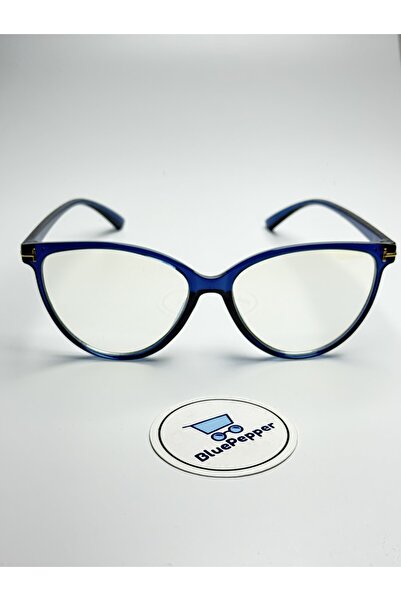 BluePepper Toms Cateye Blue Light Filter Screen Glasses Can Change Optical Co...