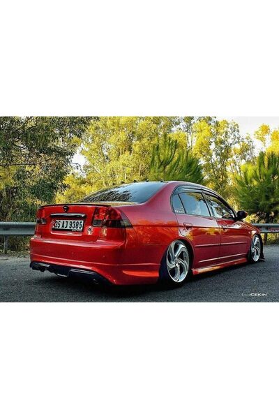 Aysimoto Dizayn Vtec2 Custom Difüzör 2001-2006 Uyumlu - Mat Siyah - Kampanyal...