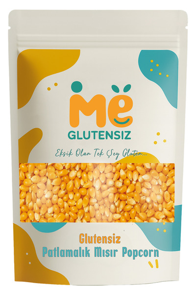 Glutensiz Me 1 Kg Glutensiz Patlamalık Cin Mısır Popcorn ( Saf , Doğal ve Orj...