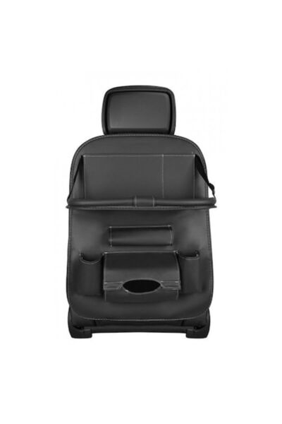 WTO Organizator auto multifunctional, pentru spatar scaun, Multifunctional, Piele ecologica, 62 x 42cm,