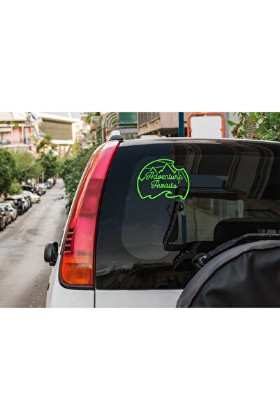 Oracal Sticker auto ''Adventure'', 15x15 cm, verde