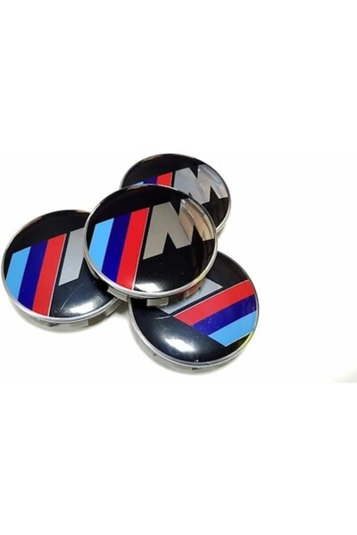 LinePartsBim Set 4 Capace Roti BMW Pentru Jante Aliaj 68mm, model //M Tech Power