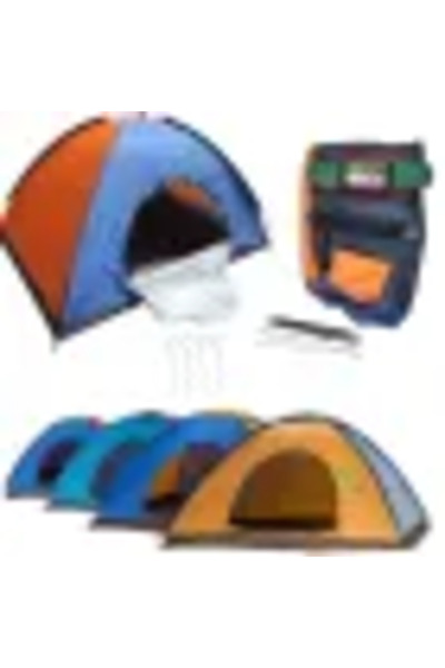 Issa Camping Tent 2x2x1.3 m – Camouflage, Mosquito Net, Waterproof