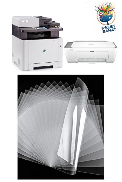 Palet Sanat Fotokopi Asetatı A4 100 Mikron 50'li ŞEFFAF