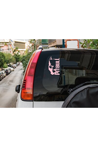 Oracal Car sticker "Pitbull", 18x15 cm, pink