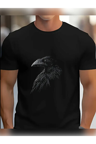 TİMİSİVA Tricou unisex supradimensionat GARGA cu imprimeu Bumbac guler rotund...