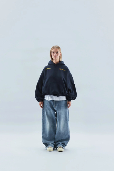 Flaubert KADIN 3 İPLİK SWEATSHIRT KAPÜŞONLU OVERSİZE SİYAHHH