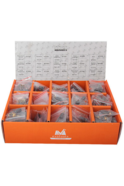 Evotools EPTO Collector Brushes Box - Quantity 15x10 sets