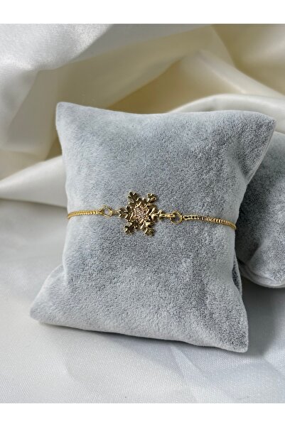 Uzak Işıklar سوار فولاذي مع حجر الزركون على شكل ندفة الثلج ورمز كبير