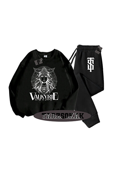 Tarzsokak Μαύρο Σετ Ποδηλάτου Valkyrie με Λεπτομέρειες, Διπλό Σετ