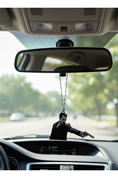 B2 Studio Eşref Tek Temalı Dikiz Aynası Süsü – Kabartma 3D Baskı, Çift Taraflı