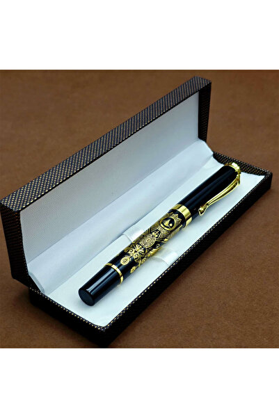 Skygo ieg ™   قلم معدني عثماني مزخرف بالشعار NVDN-RSIRG3465