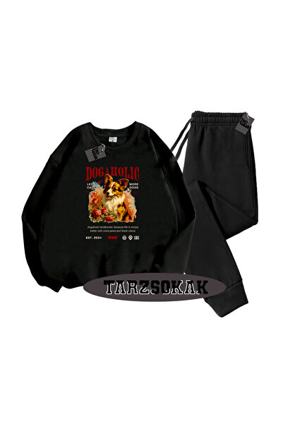 Tarzsokak Set dublu cu detalii Black Biskilet Dog