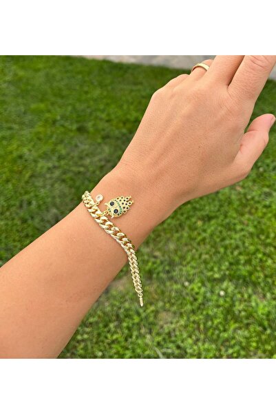 nunu takı Owl Charm Bracelet
