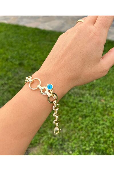 nunu takı سوار خاتم مع حجر العين الشريرة وحجر الزينة