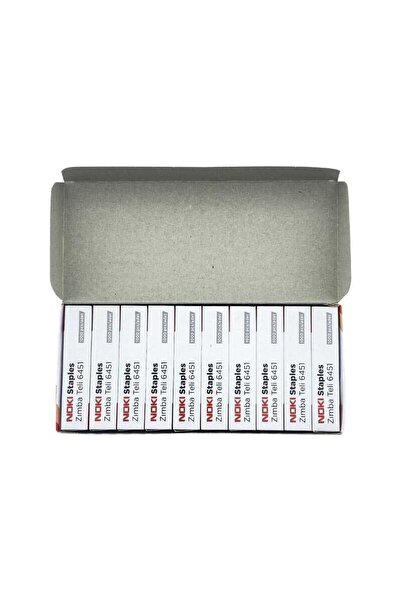 Noki 6451 Staple Wire No:24/6 1000 Pieces White 10 Pieces