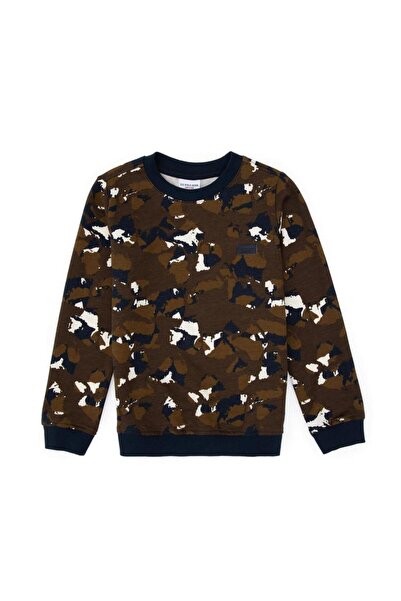 U.S. Polo Assn. Момчешка кафява суитшърт с качулка TEKSPOR223630.6