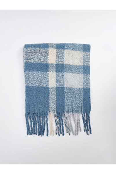 LC Waikiki Özmarka Новий сезон Чоловічий шарф з китицями та картатим візерунком