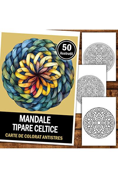 Legendary Gifts Painting book, 50 illustrations Mandalas with Celtic Patterns