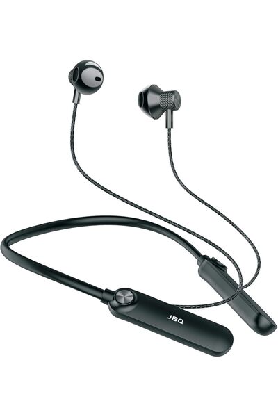 JBQ سماعات رأس بلوتوث حول الرقبة - وقت تشغيل يصل إلى 120 ساعة، 1000 مللي أمبي...