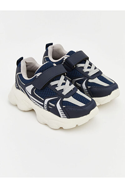 LC Waikiki Baby Boy Sneakers with Laces and Velcro