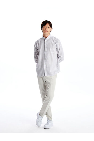 LC Waikiki Μακρυμάνικο ανδρικό πουκάμισο με κανονική εφαρμογή