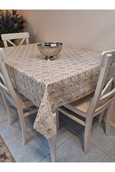 Başak Ev Tekstili Εισαγόμενο Τραπεζομάντιλο με δυνατότητα σκουπίσματος – Πανί από PVC με αντιολισθητική βάση