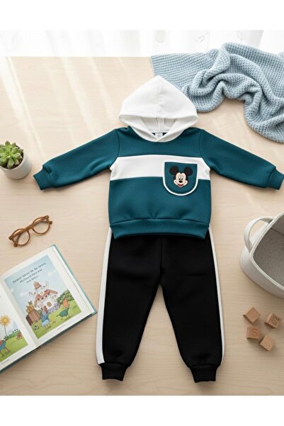 Million kapşonlu erkek alt üst swit esofman takım laci beyaz renk takım