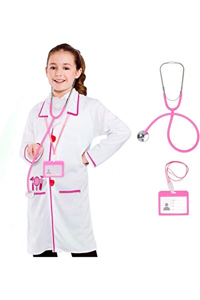007 Infeel Kids Doctor Costume - Doctor Coat Fancy Dress for Girls & Kids